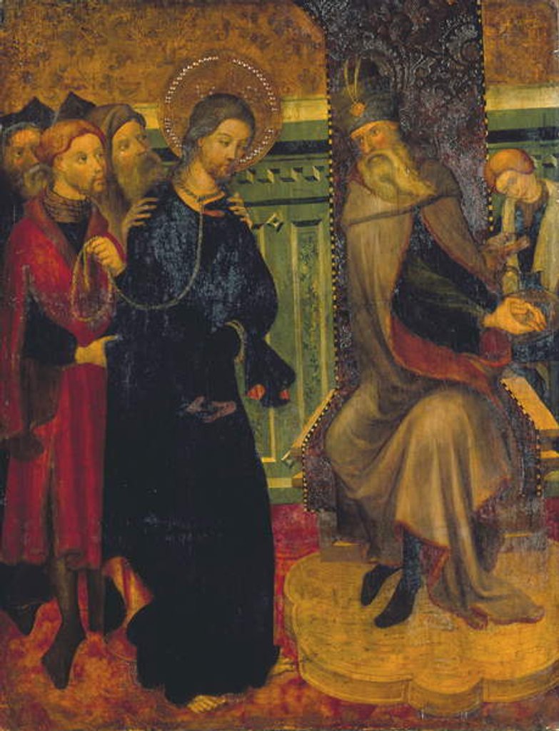 Detail of Christ before Pilate, c.1420-1425 by Lluis Borrassa