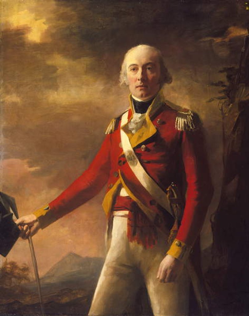 Detail of Major General Andrew Hay, c.1811 by Henry Raeburn