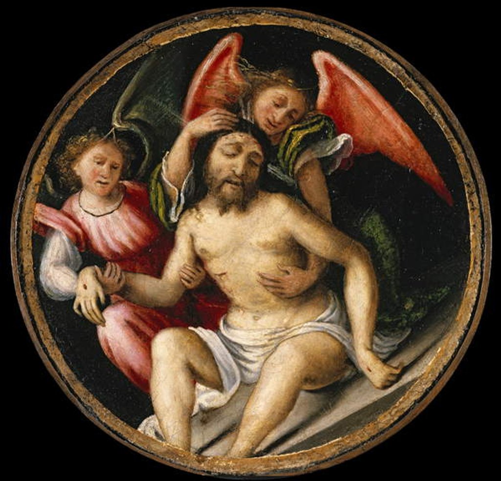 Detail of The Body of Christ Supported by Angels, c.1513-1516 by Lorenzo Lotto
