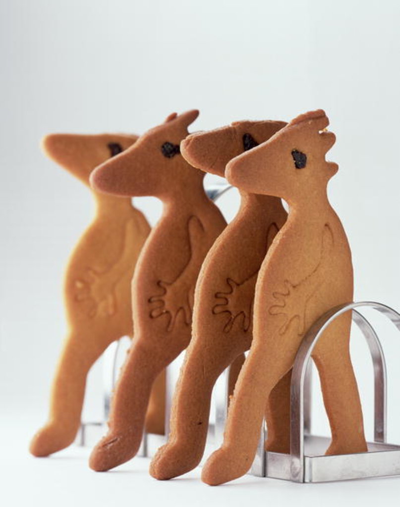 Detail of Gingerbread creatures 2003 by Norman Hollands