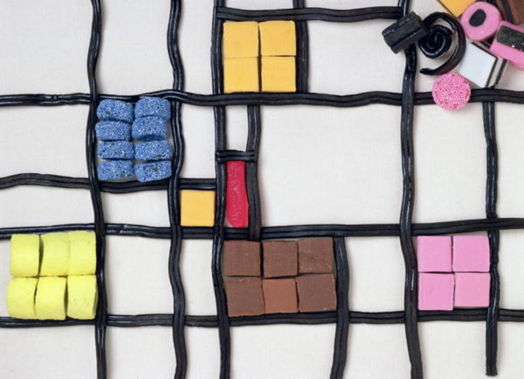 Detail of Allsorts 2 'Sweet Piet', 2003 by Norman Hollands