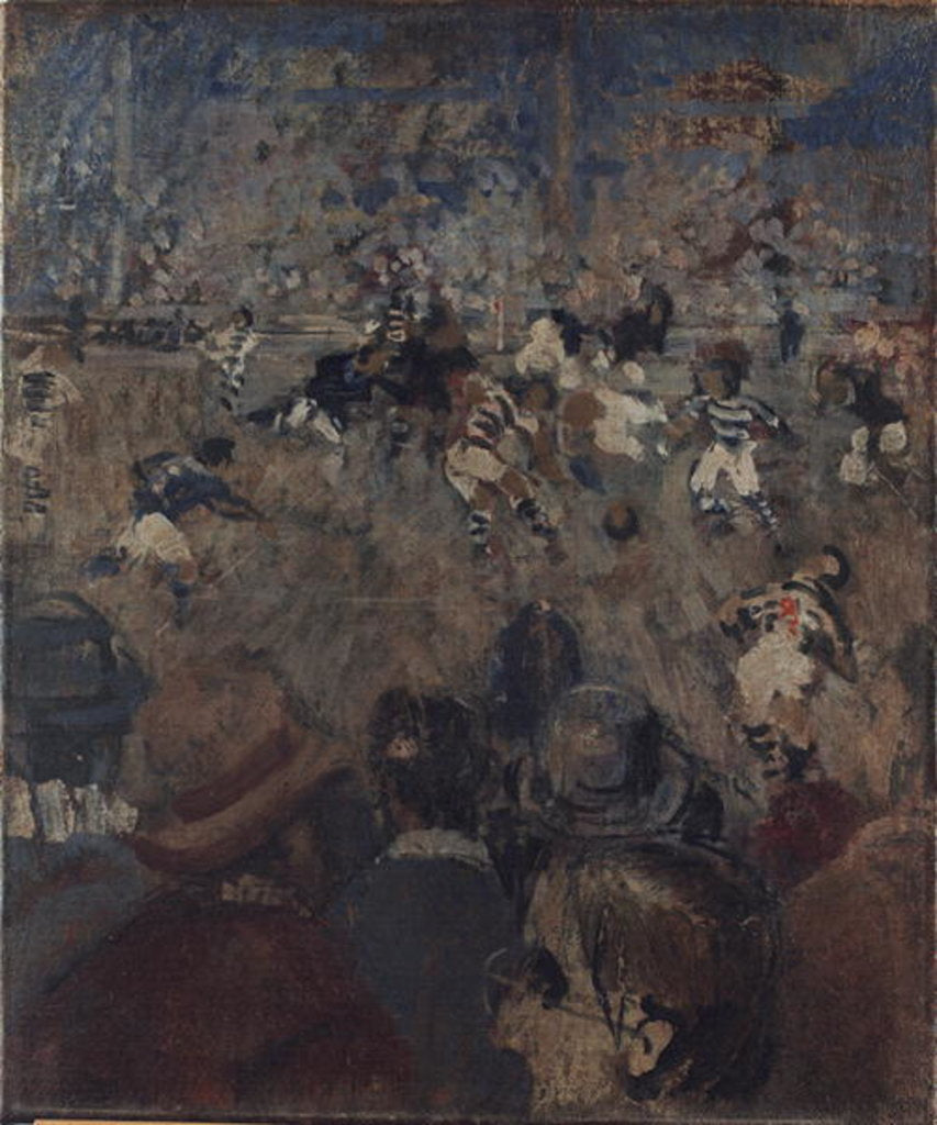 Detail of Football Match at Chelsea by English School