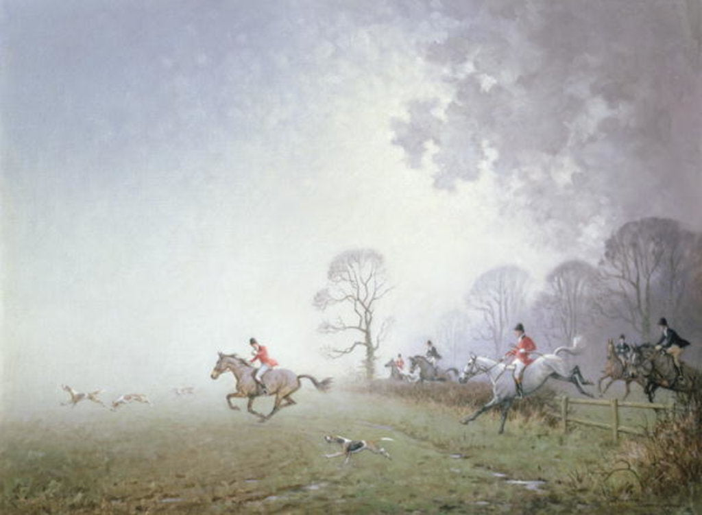 Detail of Hunting Scene by Ninetta Butterworth