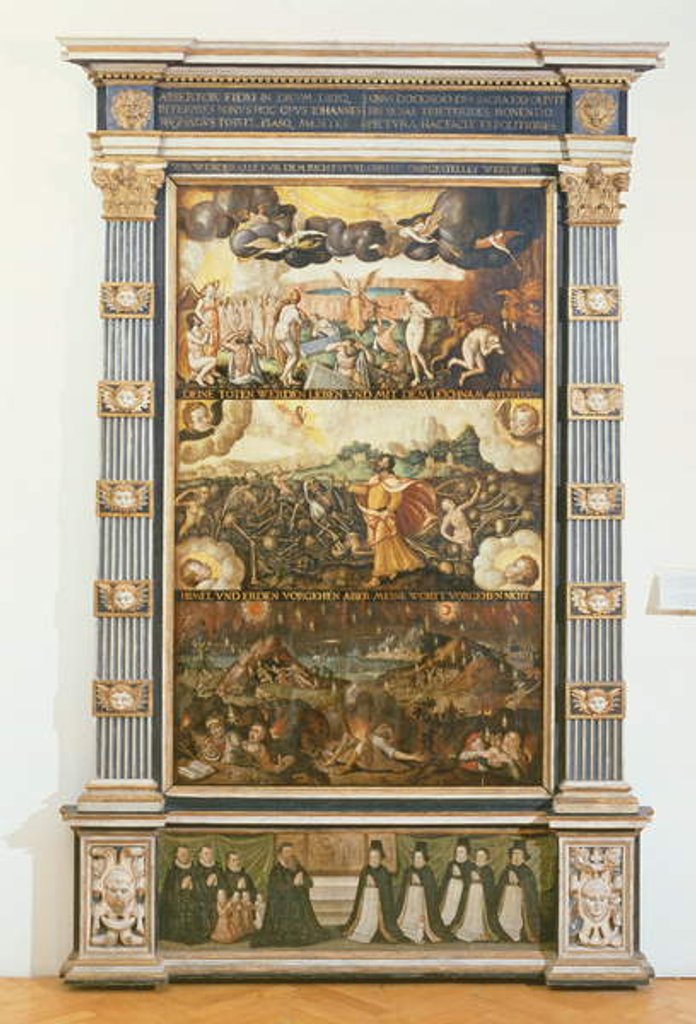 Detail of The Opening of the Sixth Seal, Ezekiel's Vision and The Last Judgement, 1584 by Gdansk School