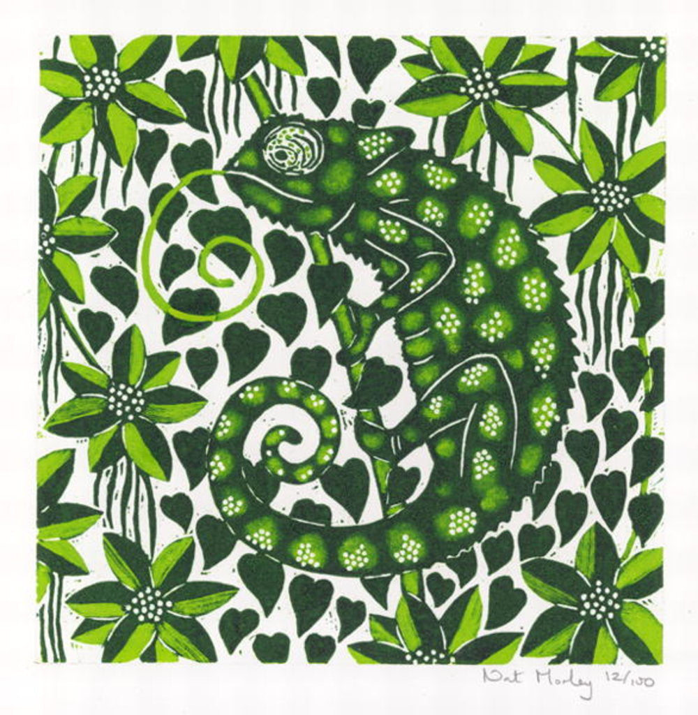 Detail of Chameleon, 2003 by Nat Morley