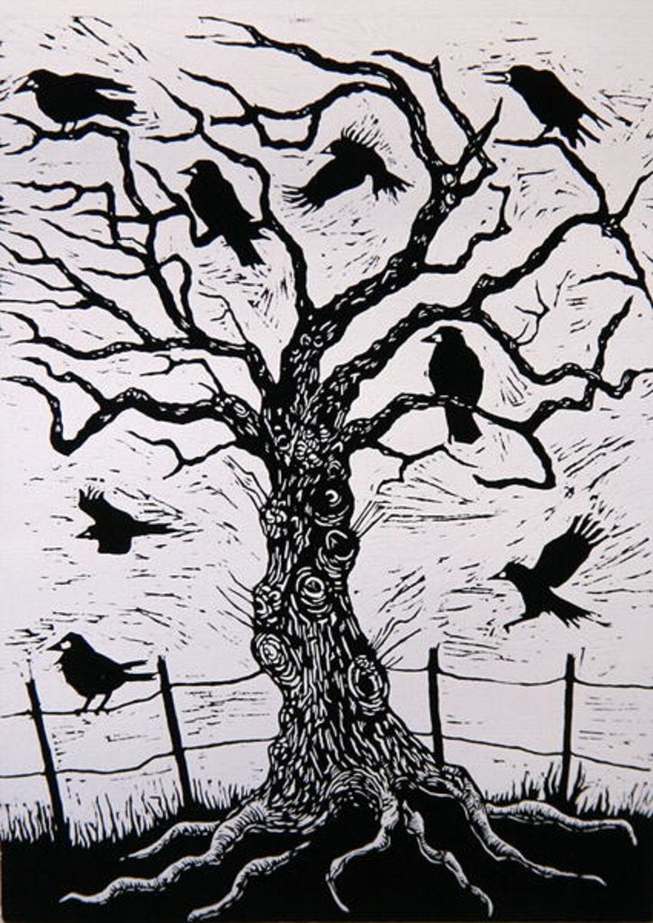 Detail of Rook Tree, 1999 by Nat Morley