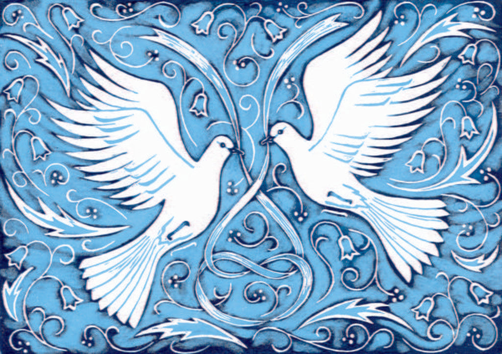 Detail of Wedding Doves, 2013 by Nat Morley