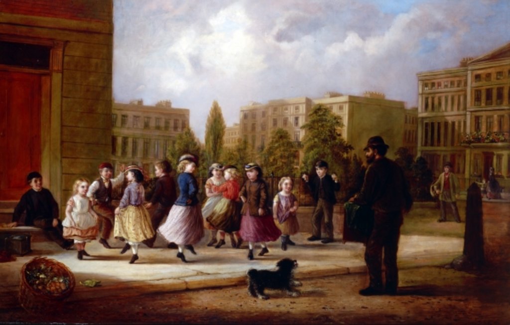 Detail of Children Dancing by English School
