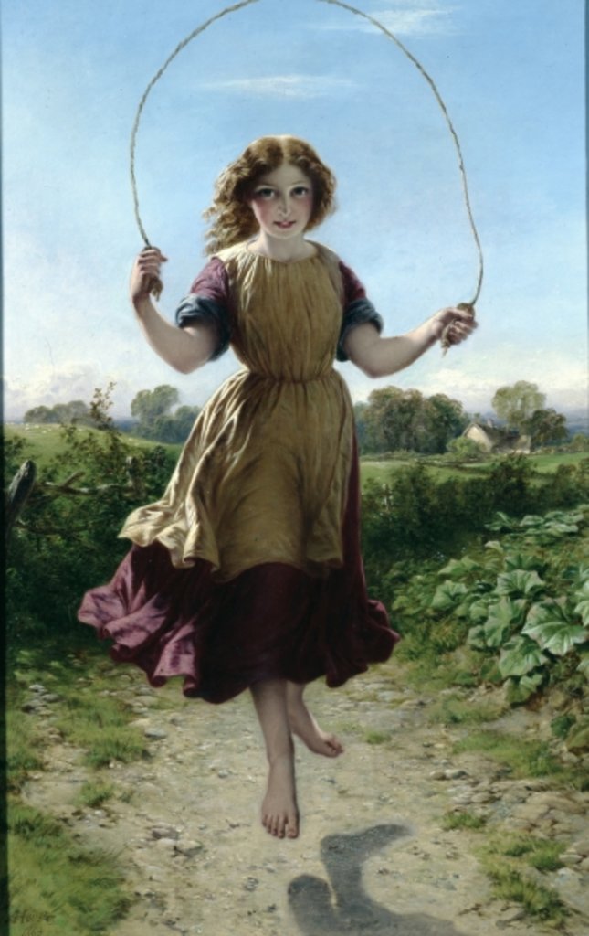 Detail of Girl Skipping, 1863 by John Adam P. Houston