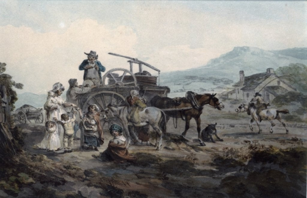 Detail of Knife Sharpeners by English School