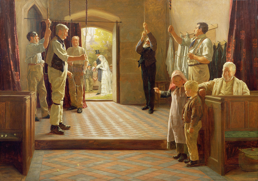 Detail of Wedding Bells by James Hayllar