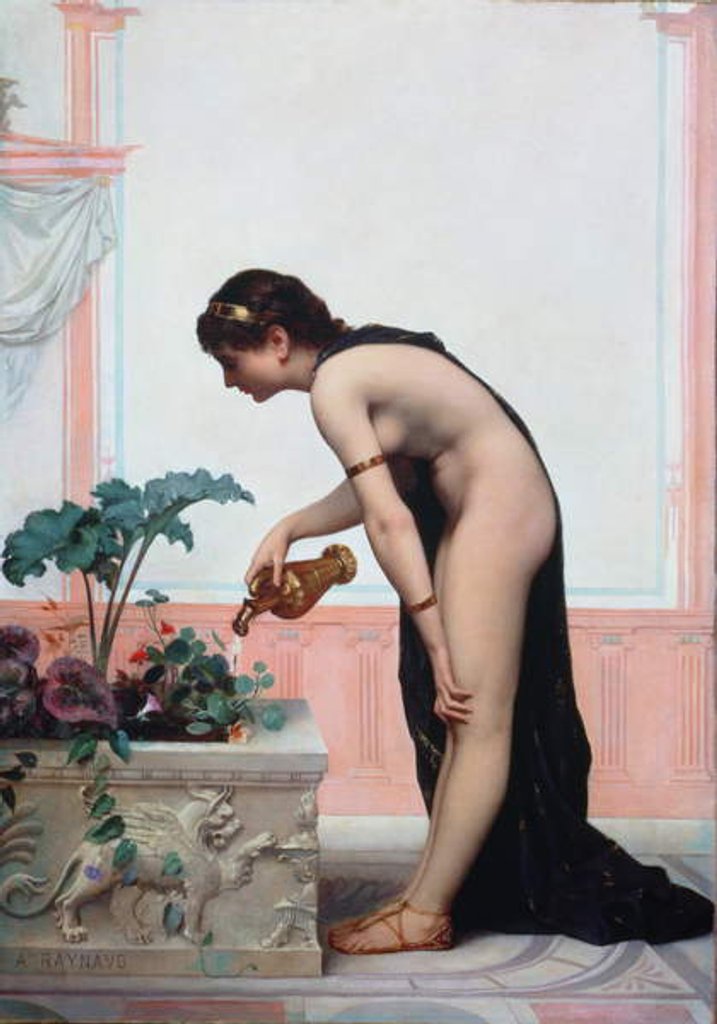 Detail of Watering the Garden by Auguste Raynaud