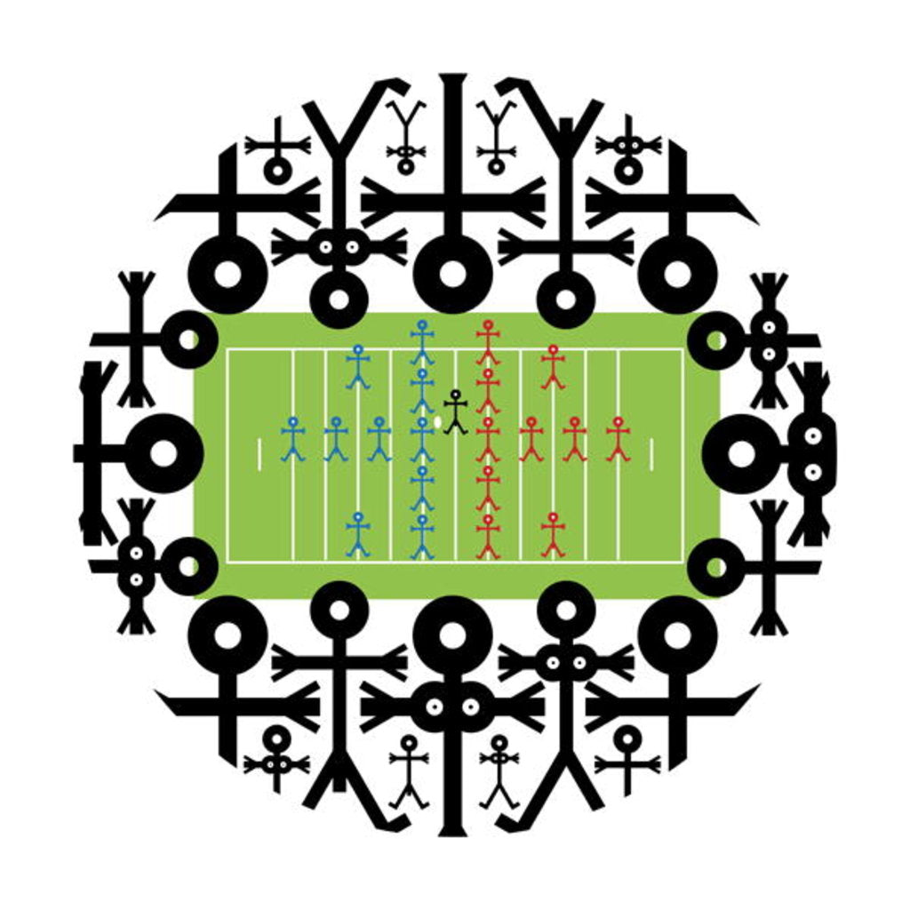 Detail of Crowd Icon American Football, 2006 by Thisisnotme Thisisnotme