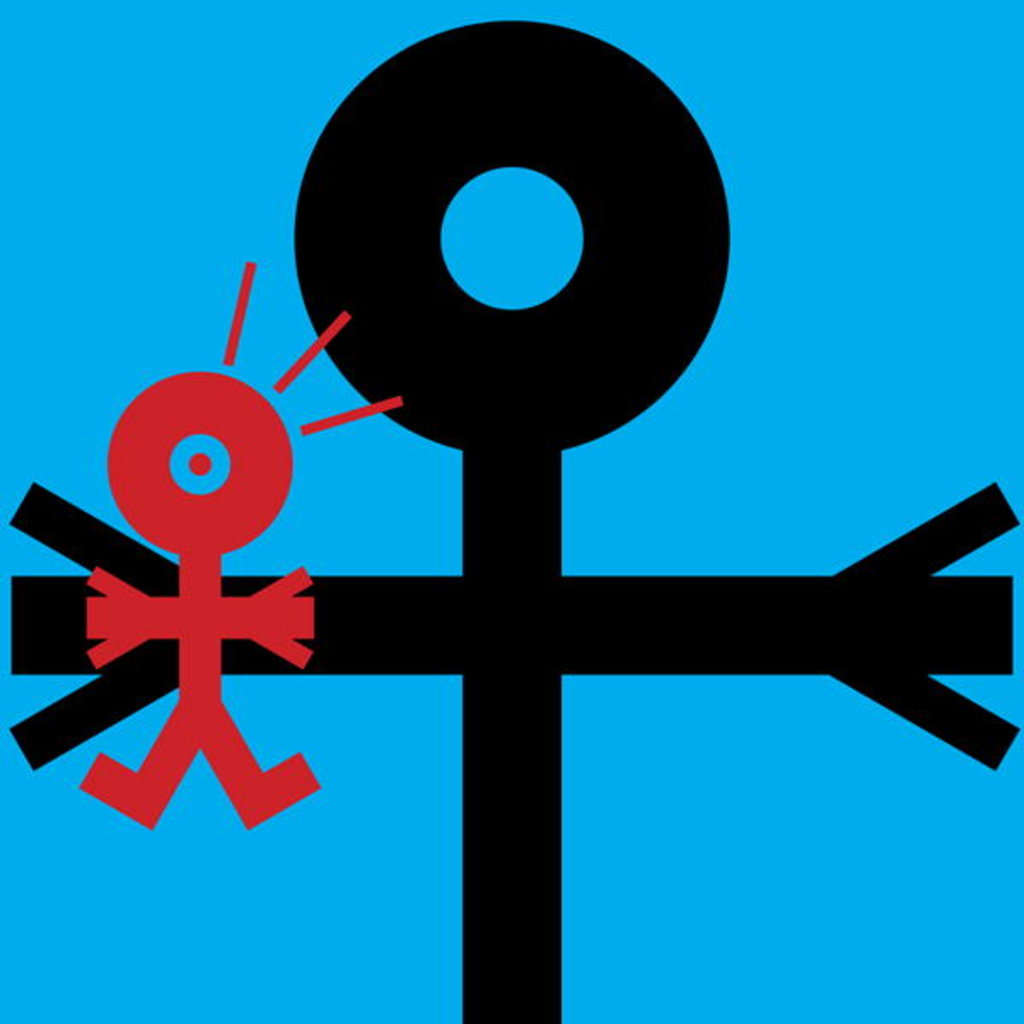 Detail of Father With Crying Baby Icon, 2006 by Thisisnotme Thisisnotme