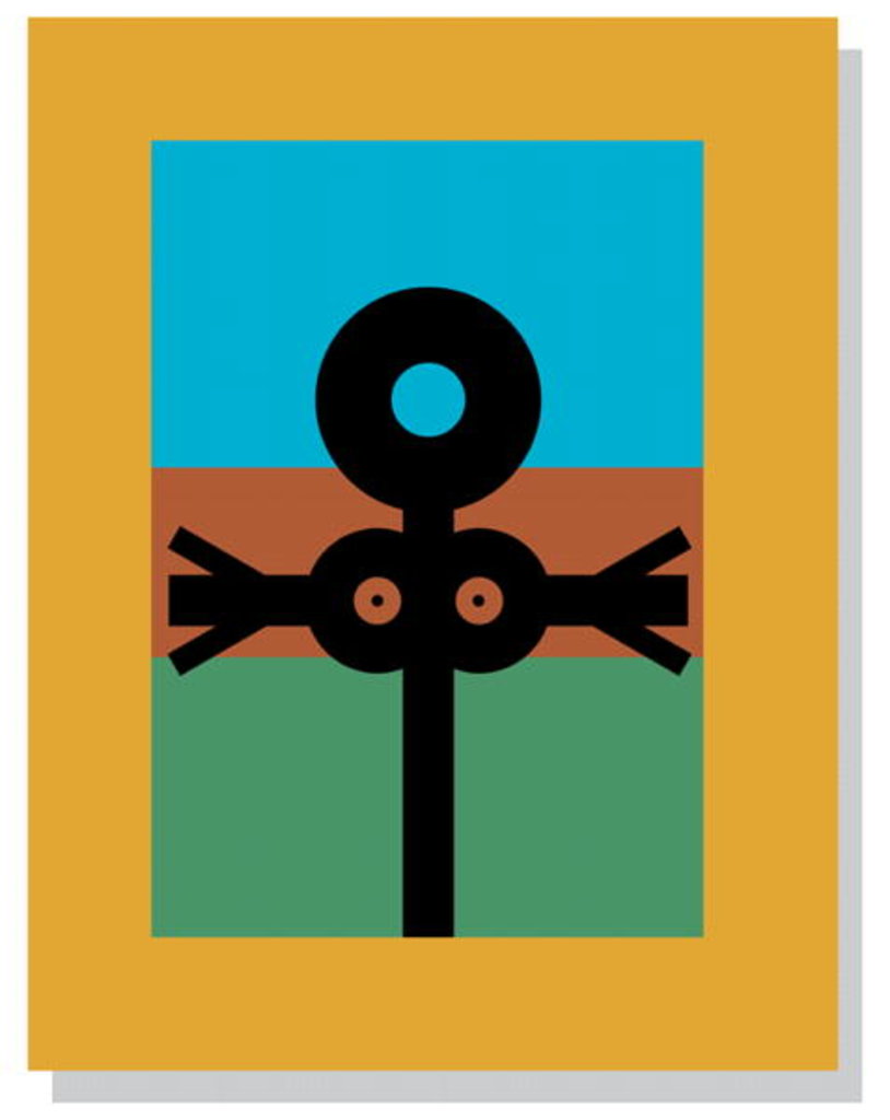 Detail of Mona Lisa Icon, 2006 by Thisisnotme Thisisnotme