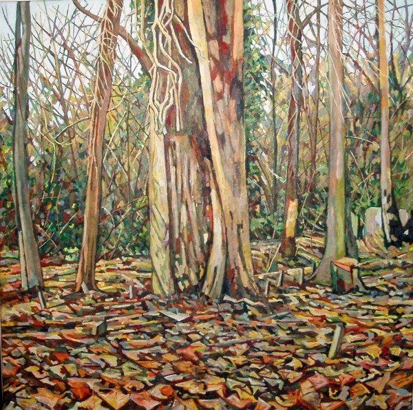 Detail of Winter Trunk, 2010 by Noel Paine