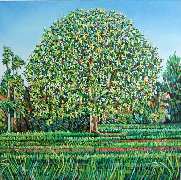 Detail of Bow Tree Spring by Noel Paine