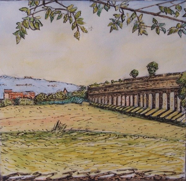 Detail of Aquaduct, by Noel Paine