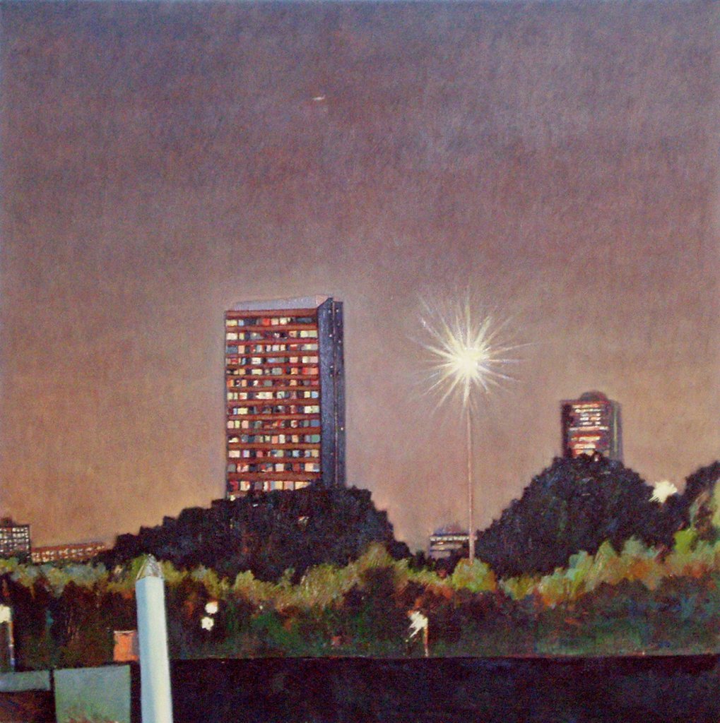 Detail of Our Modern Moon, by Noel Paine