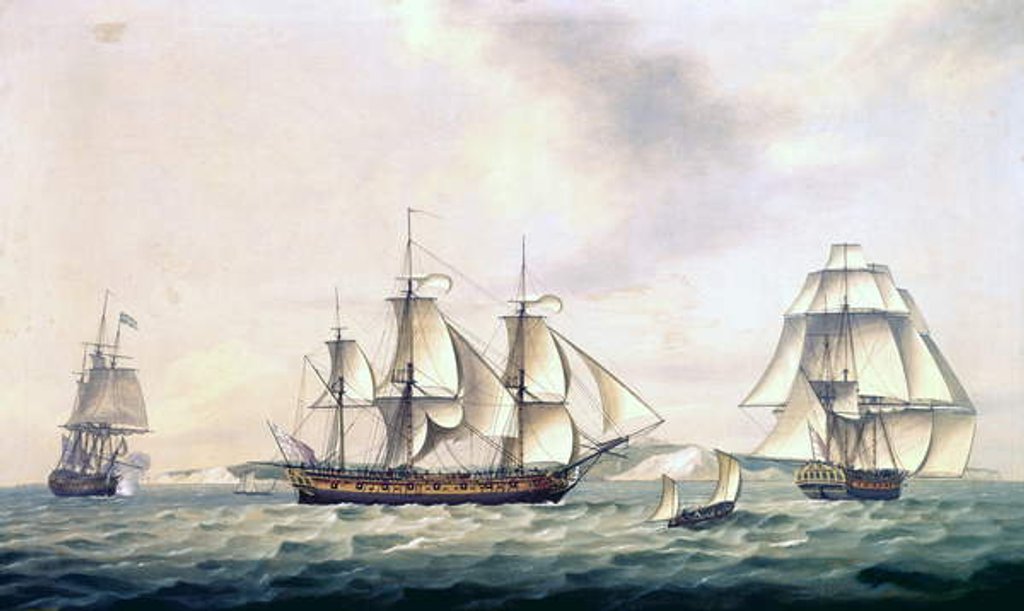 Detail of East India Company's Packet 'Swallow', 1788 by Thomas Luny