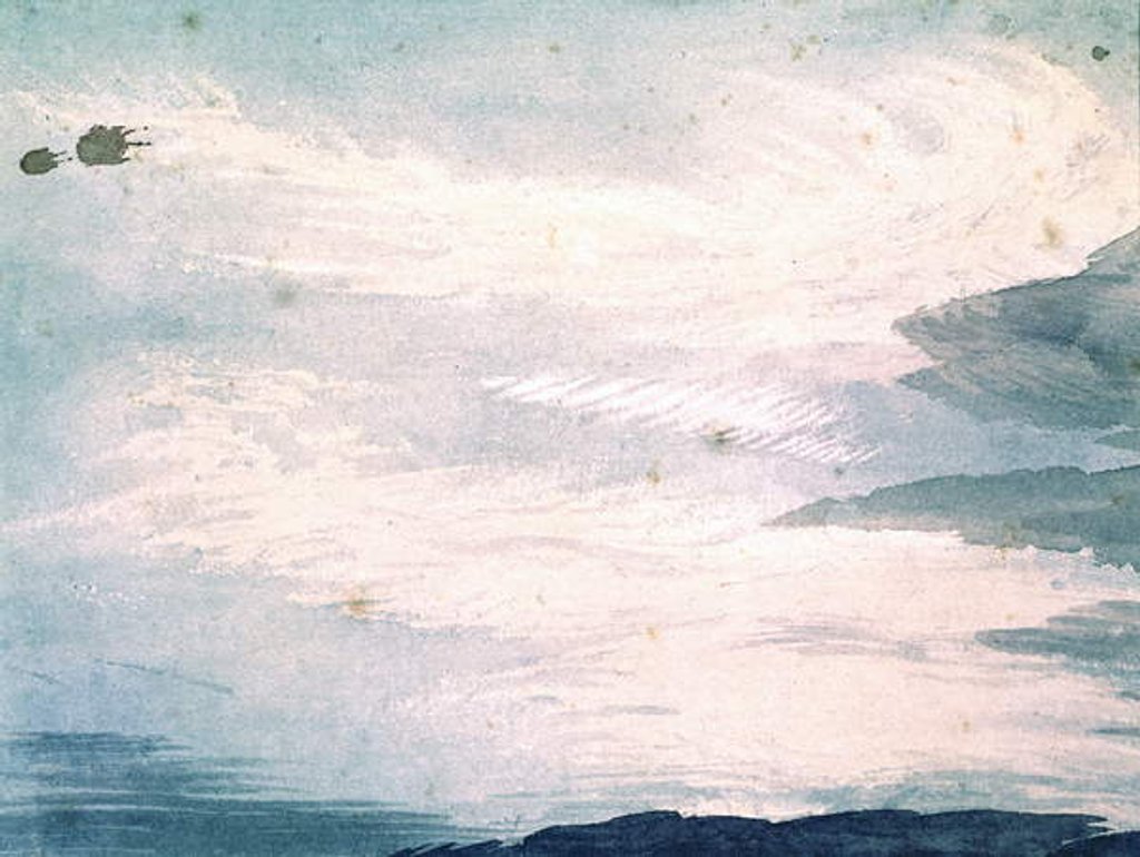 Detail of Cloud Study, c.1808-11 by Luke Howard