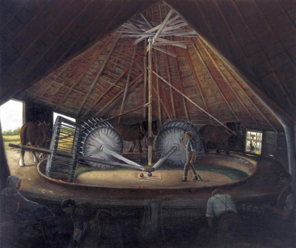 Detail of Woad Mill at Parson Drove, c.1900 by Alfred Balding