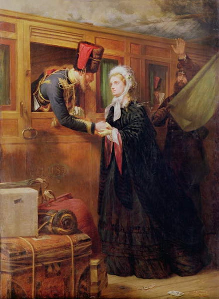 Detail of Farewell to the Light Brigade, 1885 by Robert Collinson