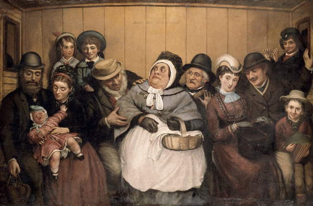 Detail of Seats for Five Persons by English School