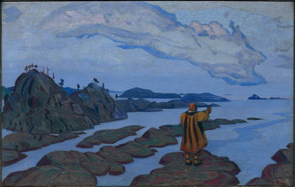 Detail of The Command, 'Heroica' suite, 1917 by Nicholas Roerich