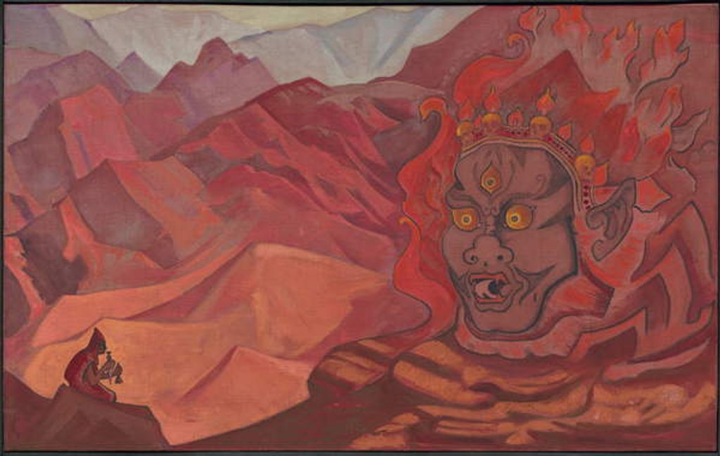 Detail of Dorje, the Daring One by Nicholas Roerich