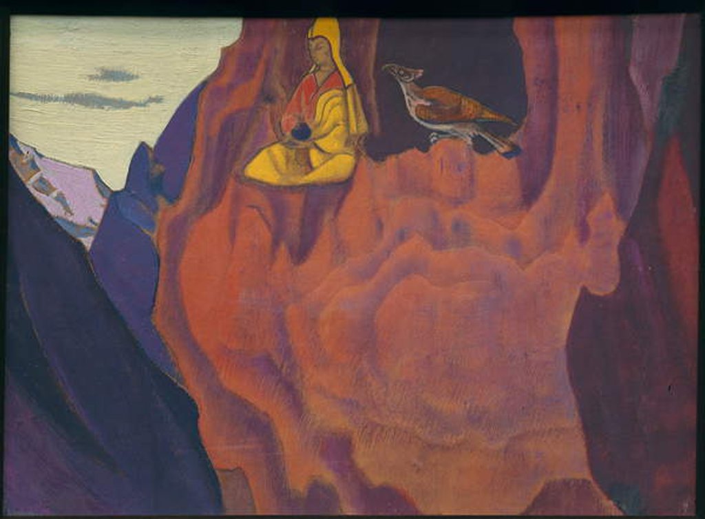 Detail of Tidings of the Eagle, 1927 by Nicholas Roerich