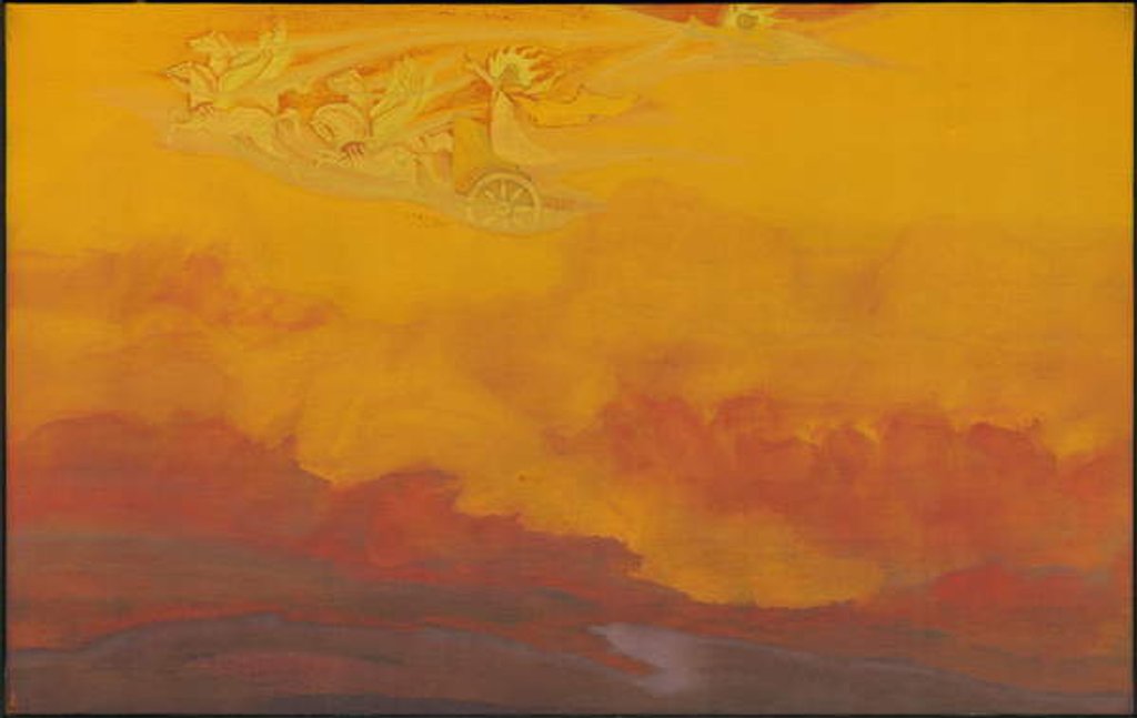 Detail of Elijah the Prophet, 1931 by Nicholas Roerich