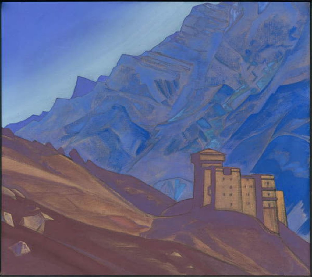 Detail of Gundla, 'Lahul' series, 1931 by Nicholas Roerich