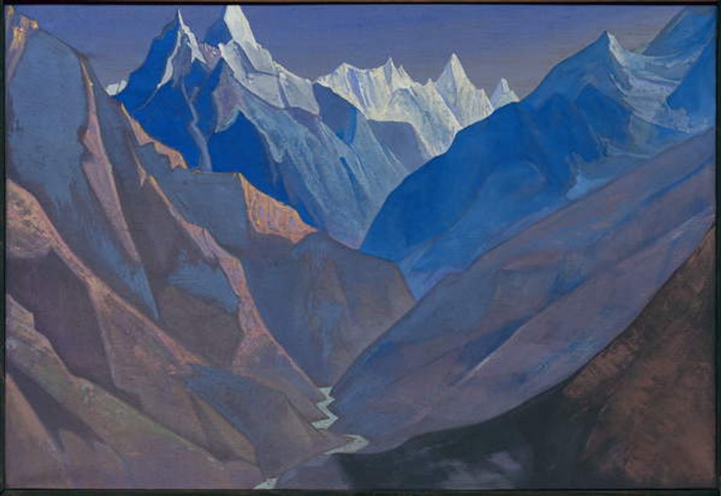 Detail of Mount 'M', 1931 by Nicholas Roerich