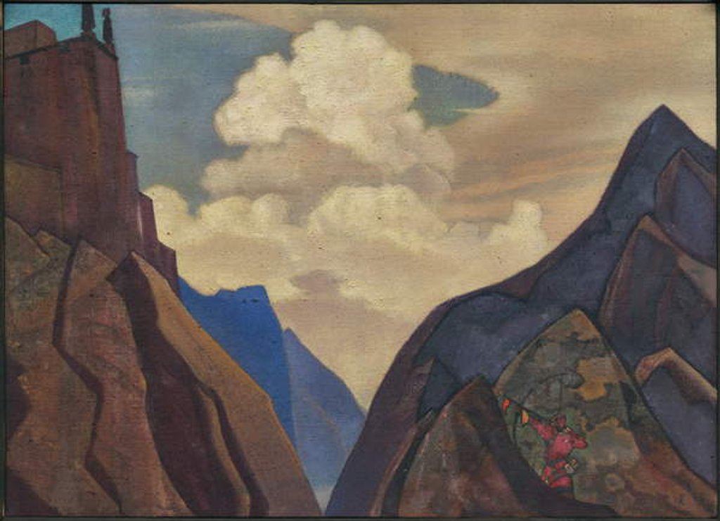 Detail of Shambale Daik, 1931 by Nicholas Roerich
