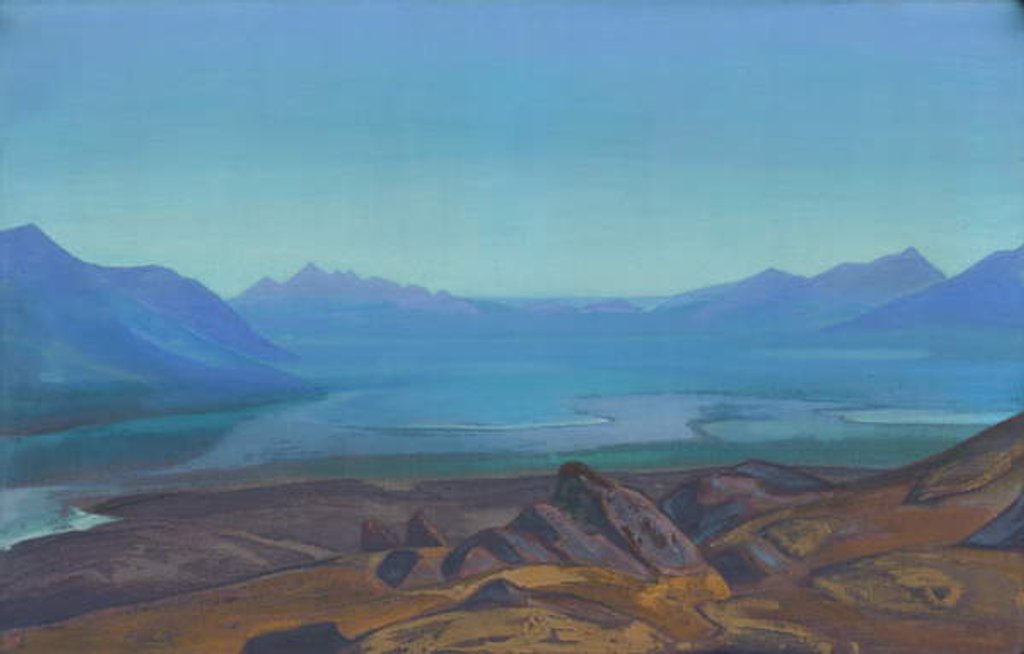 Detail of Dangra Yumtso, 1932 by Nicholas Roerich