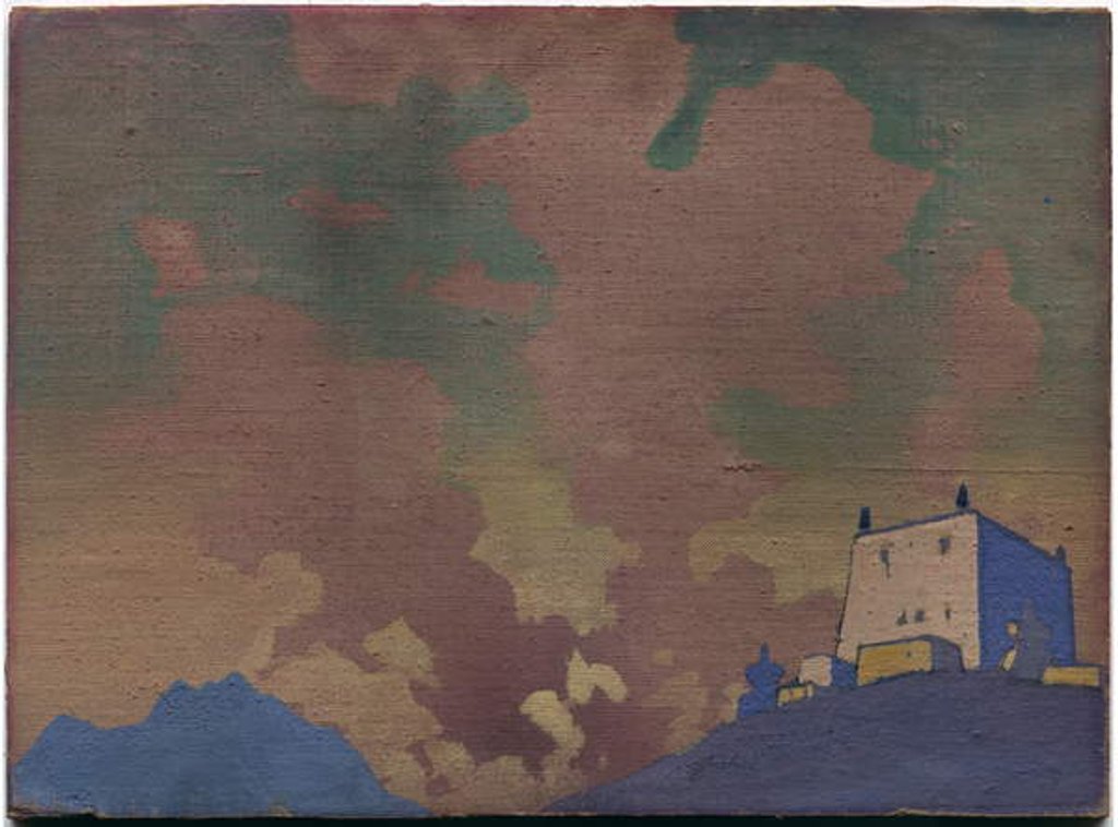 Detail of Gompa, 1932 by Nicholas Roerich