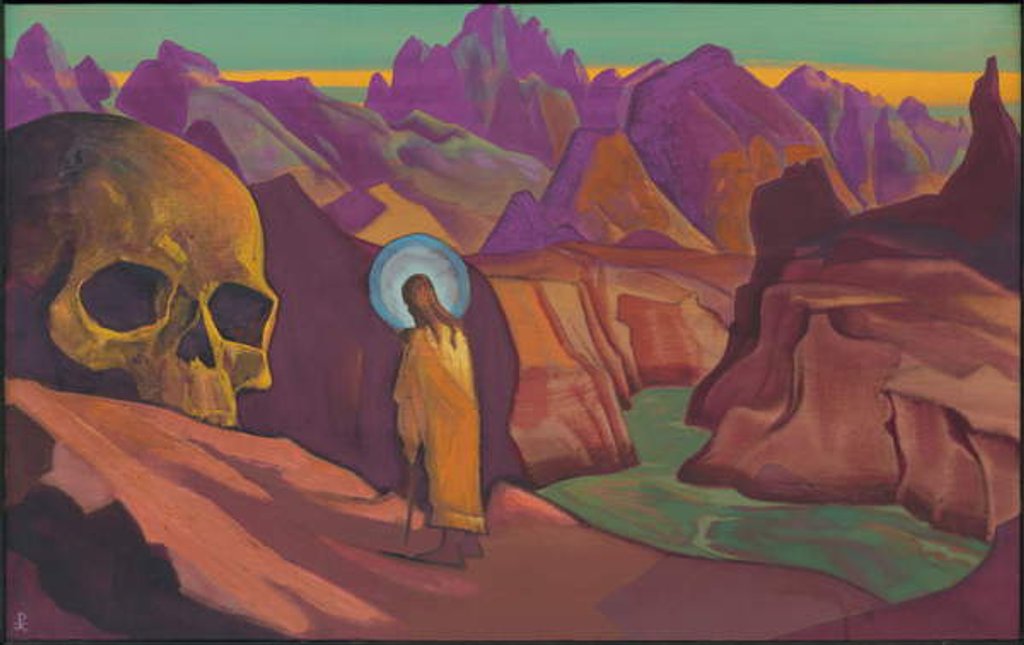 Detail of Issa and the Skull of the Giant, 1932 by Nicholas Roerich