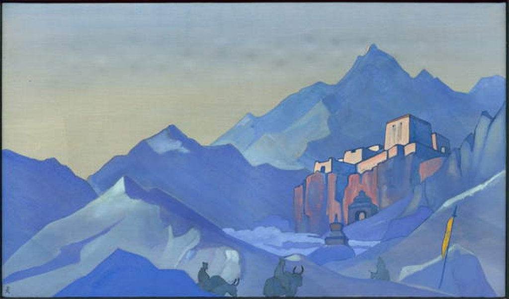 Detail of Stronghold of the Spirit, 1932 by Nicholas Roerich