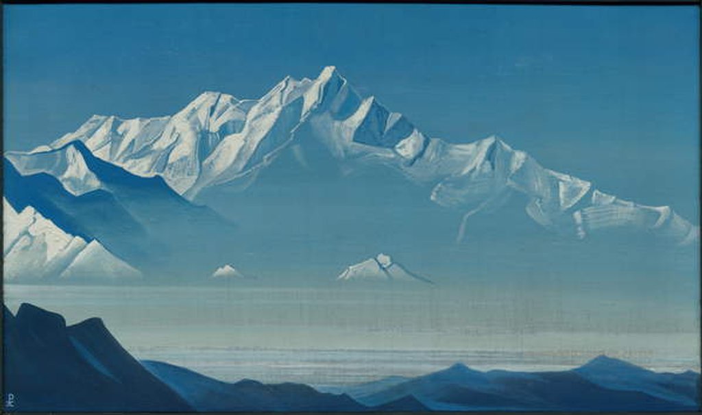Detail of Mount of Five Treasures, 'Holy Mountains' series, 1933 by Nicholas Roerich