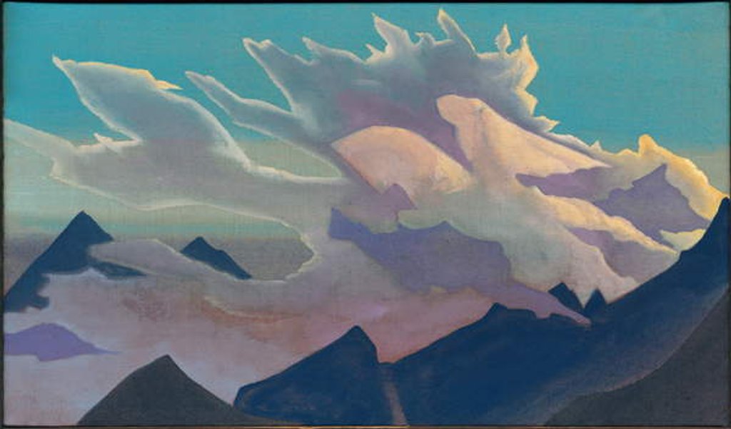 Detail of Warrior of Light, 1933 by Nicholas Roerich