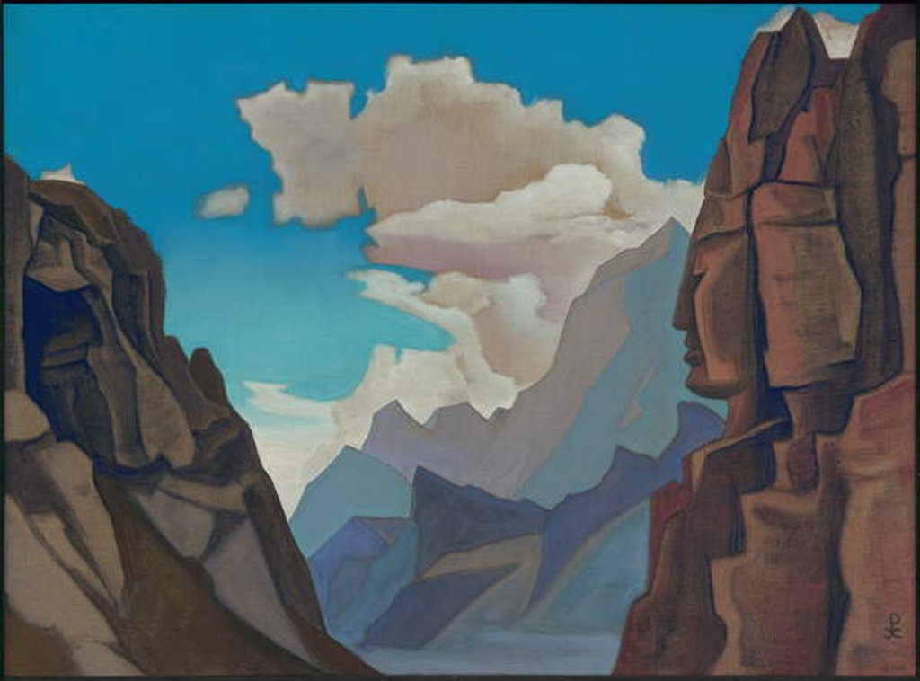 Detail of Great Spirit of the Himalayas, 1934 by Nicholas Roerich
