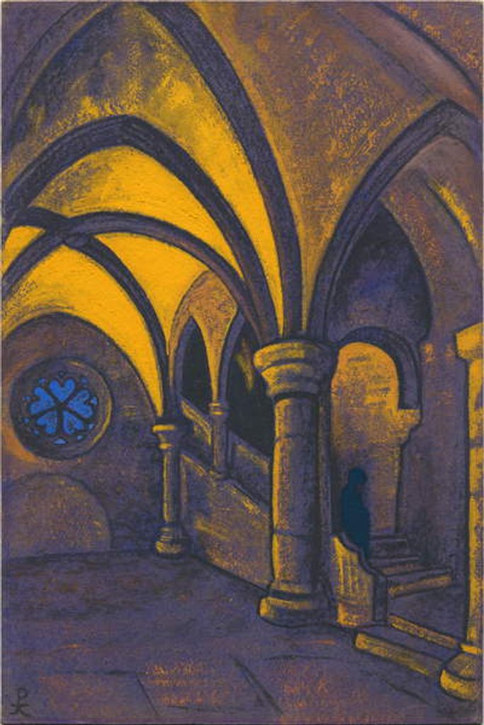 Detail of Castle, 1936 by Nicholas Roerich