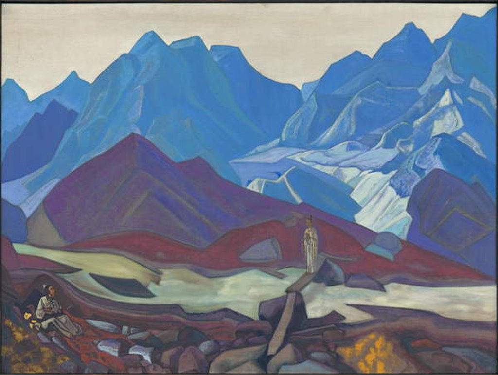 Detail of From Beyond, 1936 by Nicholas Roerich