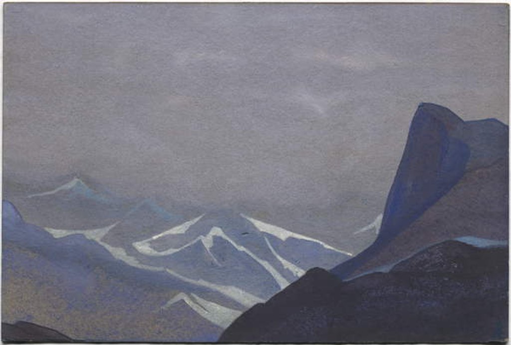 Detail of Suget Pass, 1936 by Nicholas Roerich