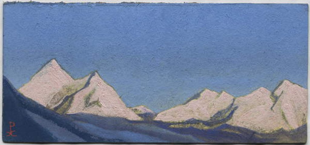 Detail of Himalayas, 1944 by Nicholas Roerich