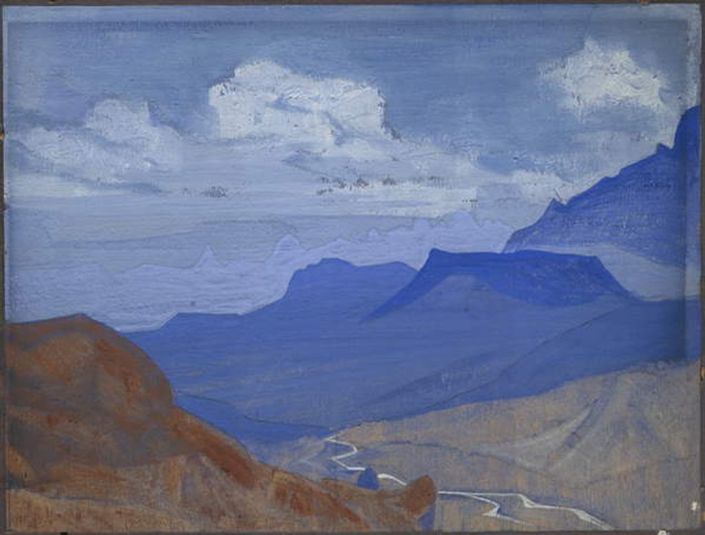 Detail of Nubra Valley, 1926 by Nicholas Roerich