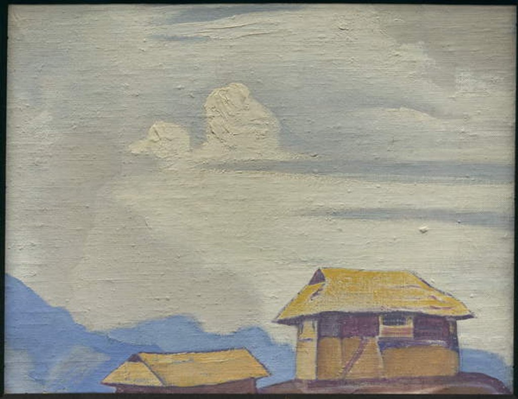 Detail of Talung Monastery, 1928 by Nicholas Roerich