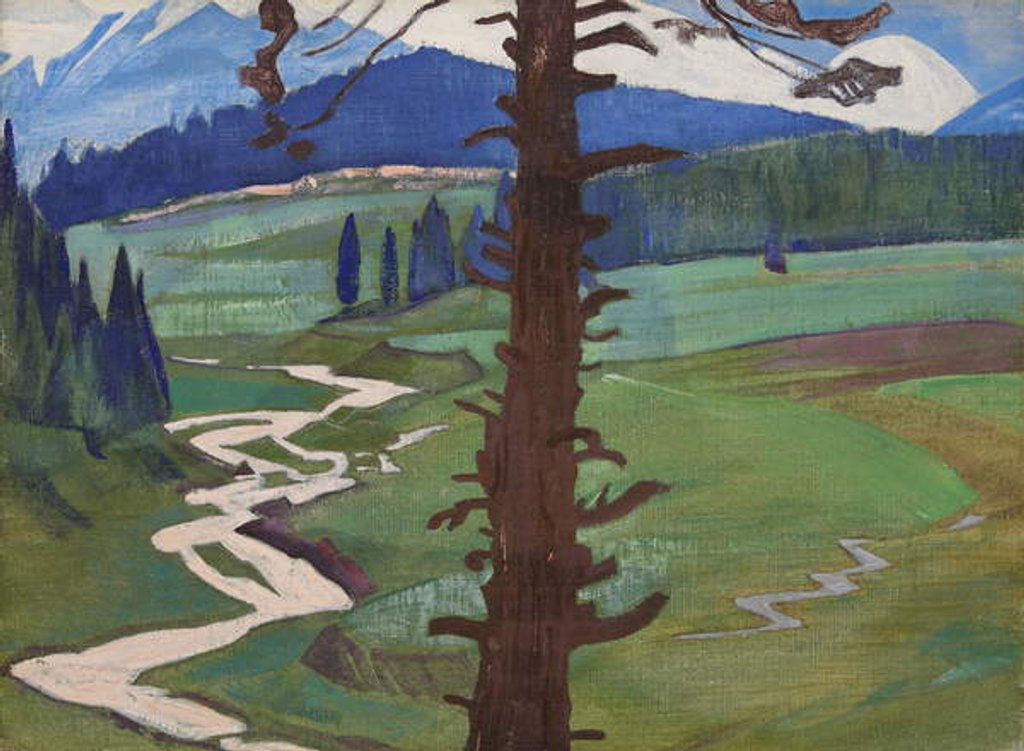 Detail of Pir Panjal by Nicholas Roerich
