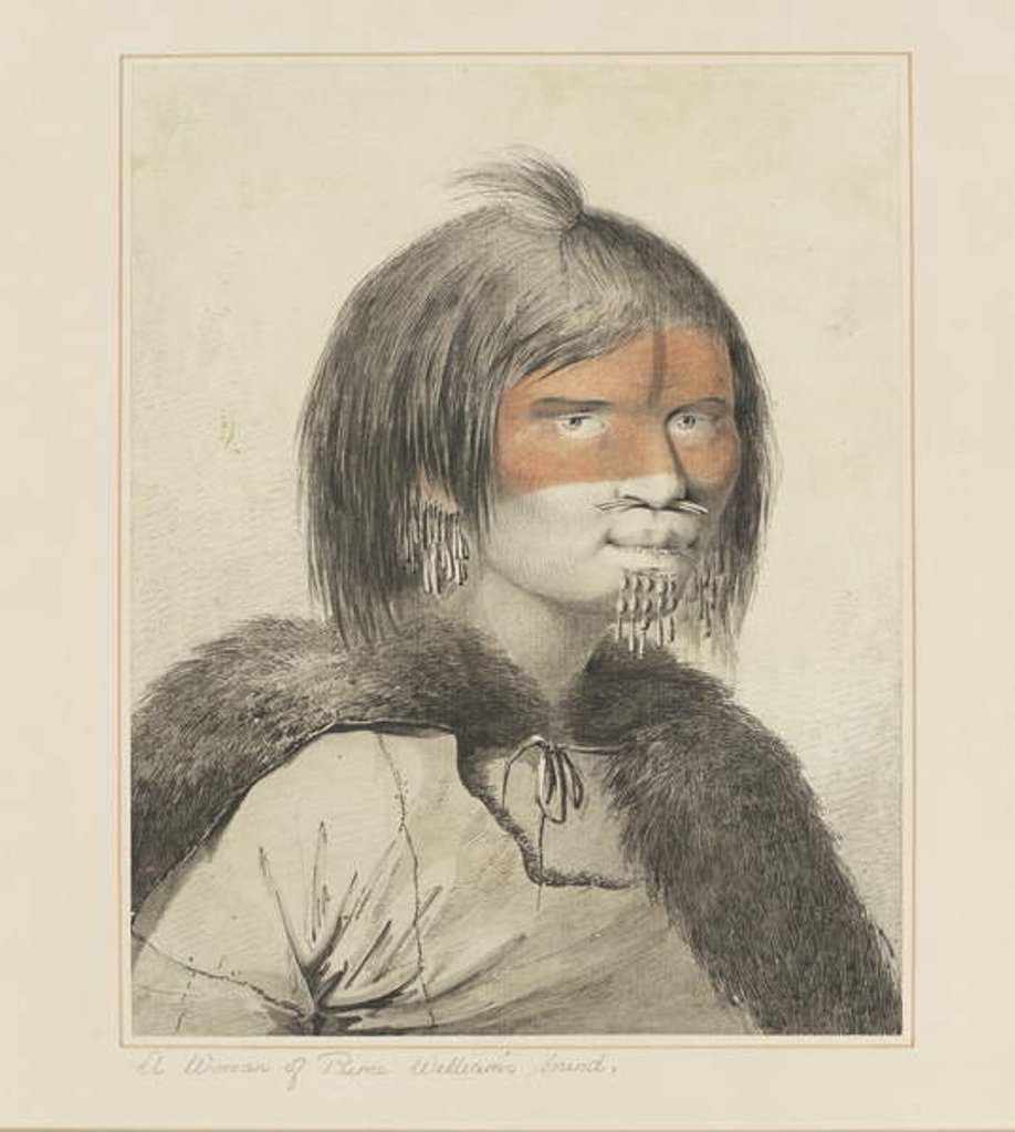 Detail of 27: A Woman of Prince William's Sound by John Webber